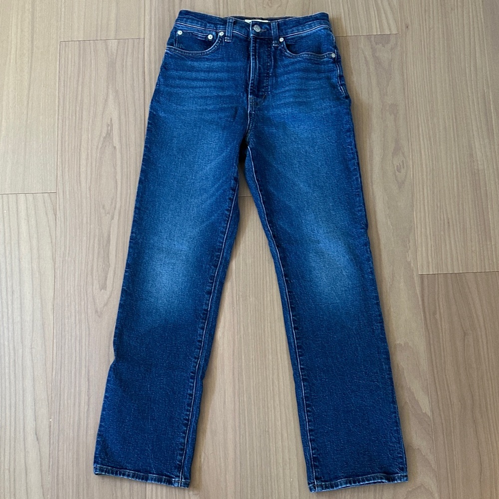 Madewell 90s Straight-Leg Dark Wash Jeans